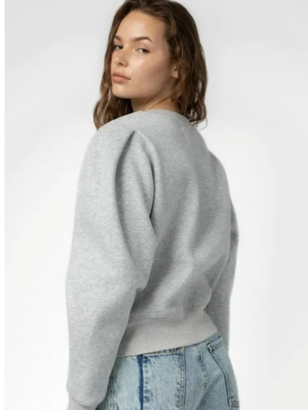 All:Row Simone Crew Neck Sweatshirt M - Picture 2 of 10